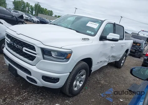 2023 Ram 1500 Big Horn 4X4 5'7 Box из США, поврежденный, VIN 1C6SRFFT6PN532411